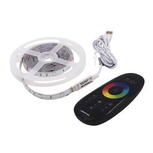 Monster Illuminessence 5V USB Powered Supply Holiday RGB LED Light Strip
